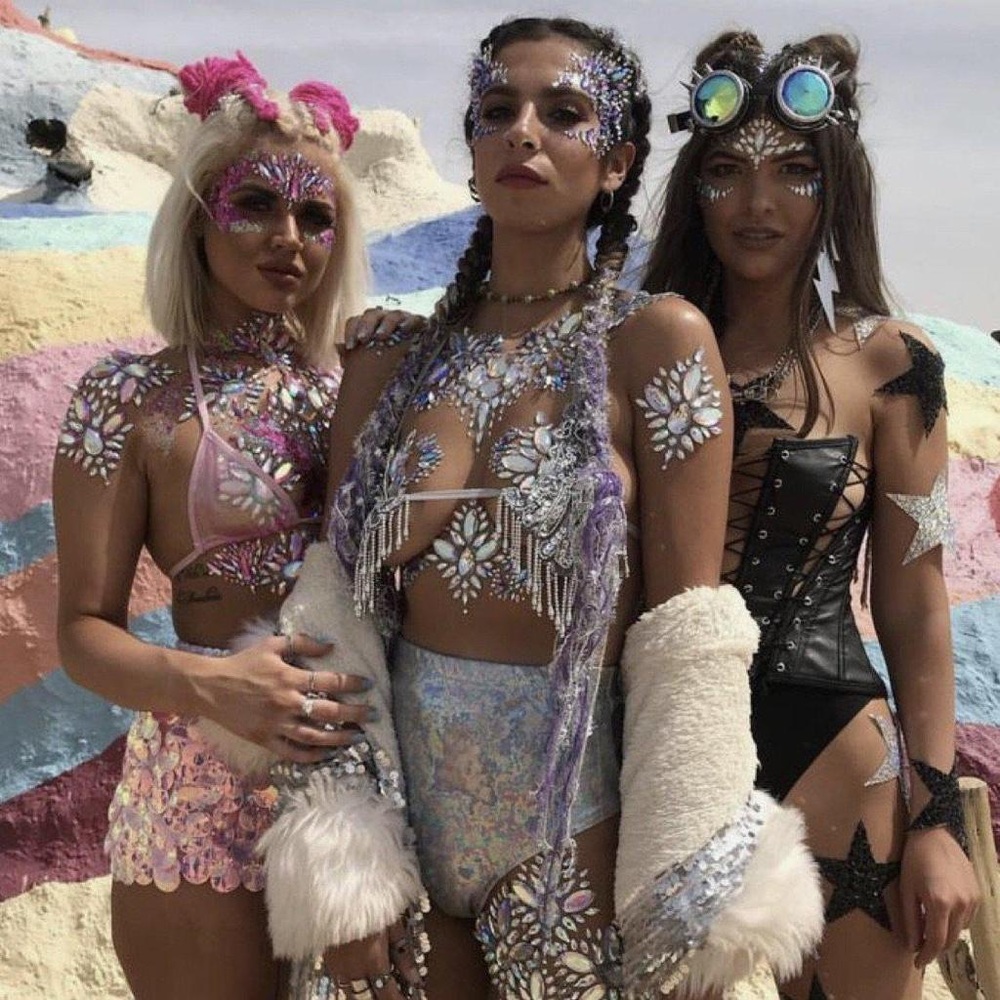 Rave Festival Crystal Rhinestone Face Jewels - Picture 8 of 16